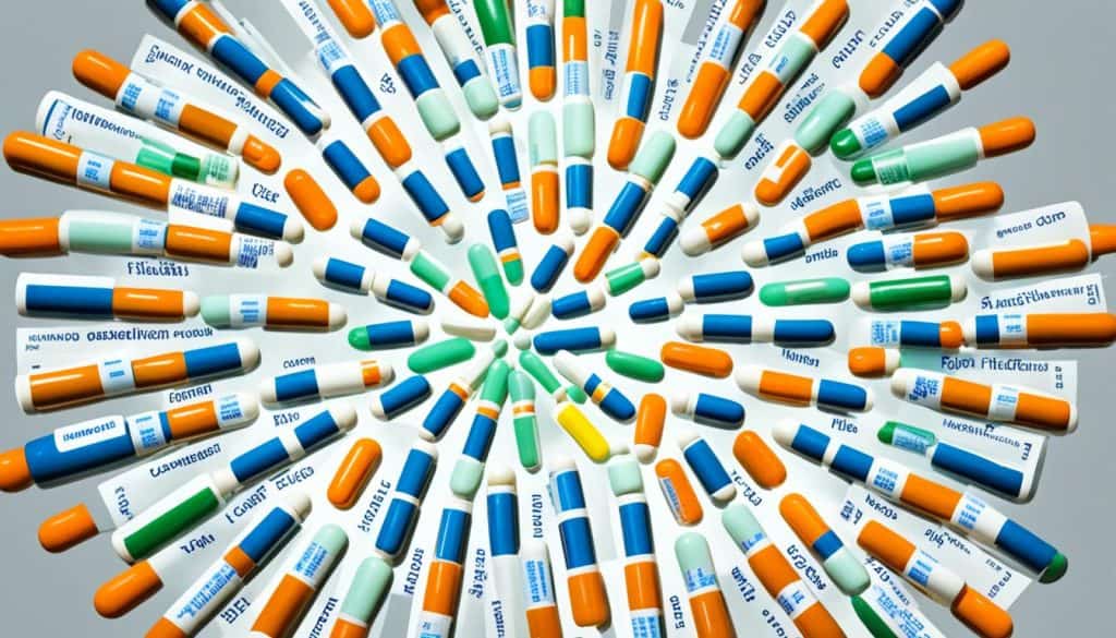 different medication choices